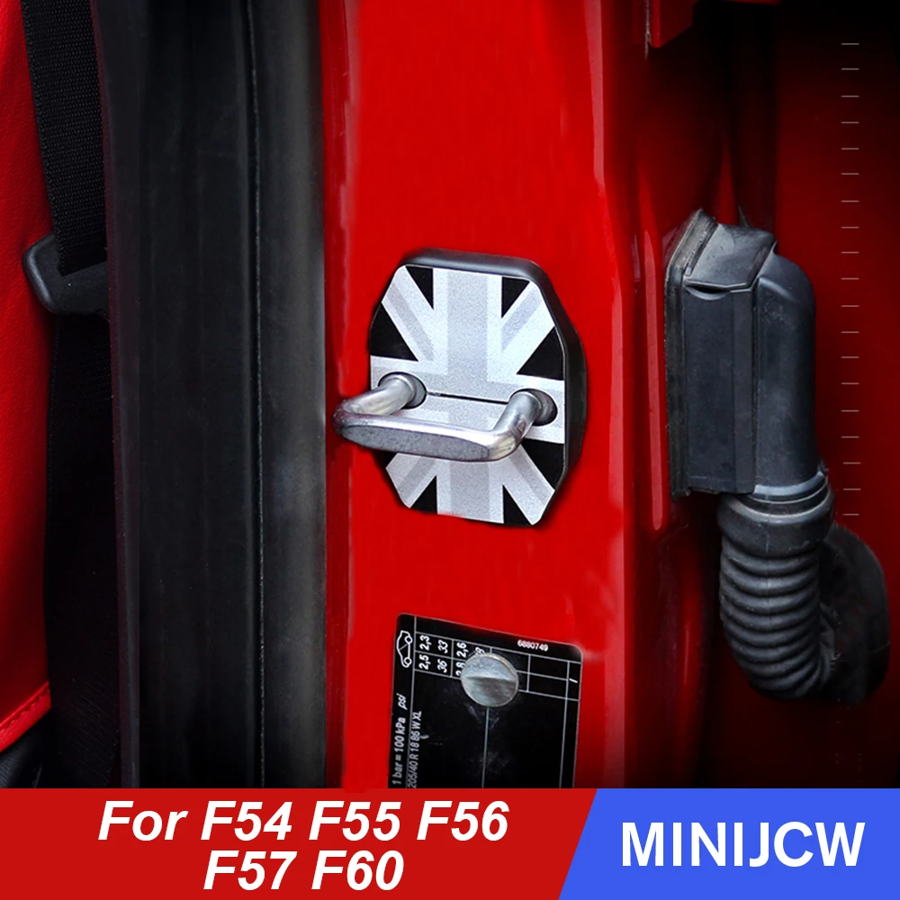 

2Pcs Car Door Lock Cover Rust Ressistant Buckle Case Protector For Mini Cooper S JCW F54 F55 F56 F57 F60 Countryman Accessories