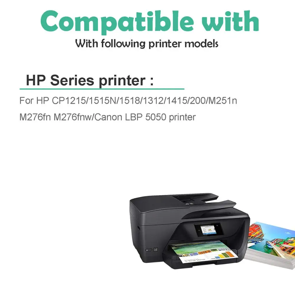 4 шт. 540A Цвет тонер-картридж CB540A CB541A CB542A CB543A для hp Цвет LaserJet CP1215 CP1515n CP1518ni CM1312 принтер