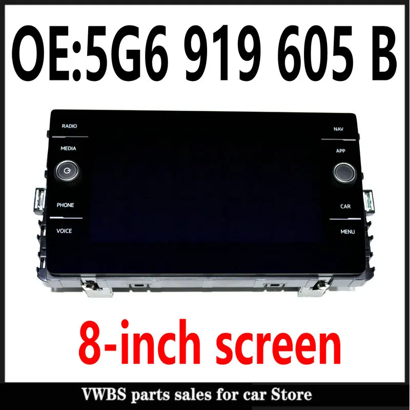 Per Vw Touch Screen Originale Da Otto Pollici, Deve Essere Utilizzato Con Un Host Diviso, Touch Screen Da 8 Pollici Oe: 5 G6 919 605 B/5G6919605B