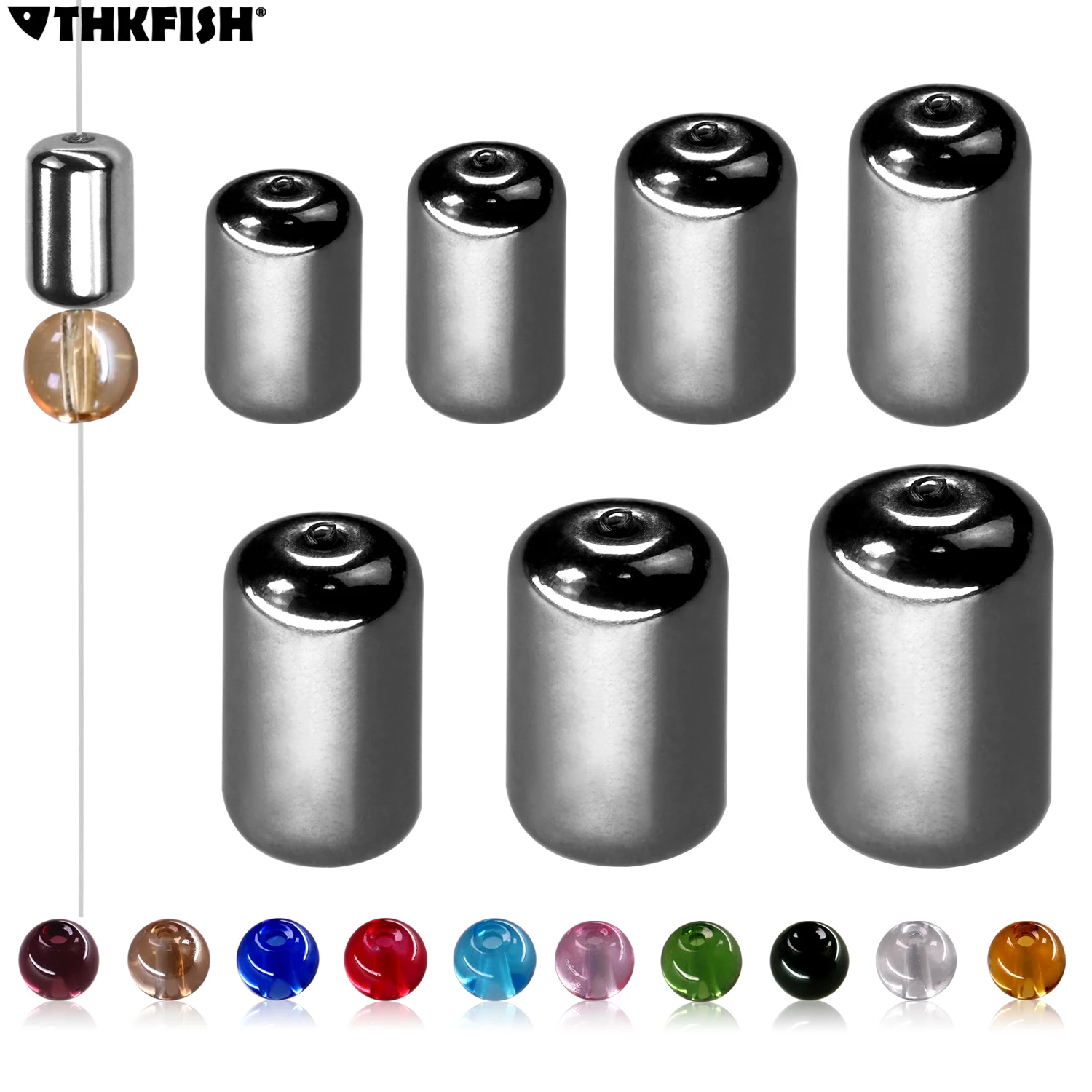 3pcs/lot Tungsten Fishing Weights Sinkers For Carolina Rig Barrel