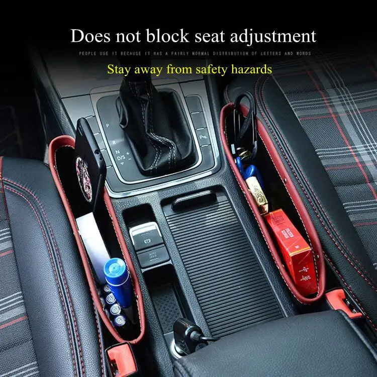 Car Organizer Storage Car Seat Slit Gap Pocket Multifunctional