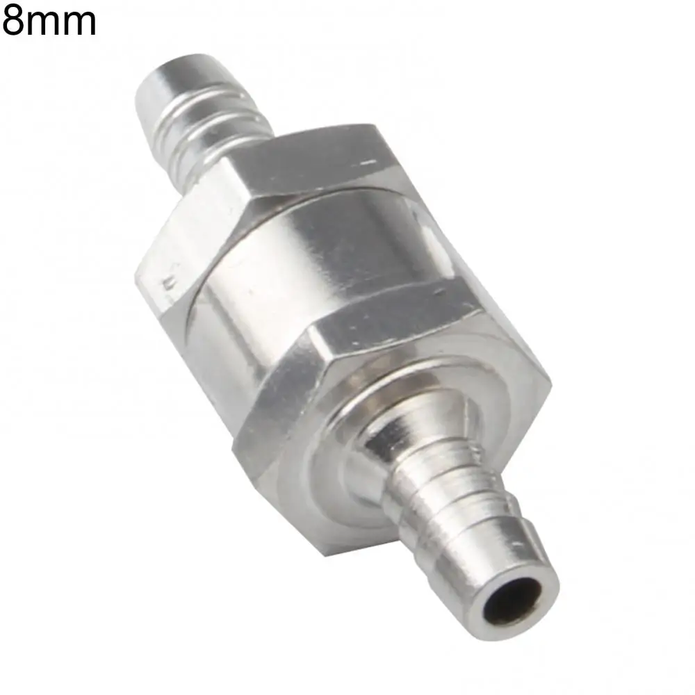 Aluminum Alloy Car One Way Non Return Petrol Oil Fuel Check Valve Accessories Fuel Pump Unidirectional Parts
