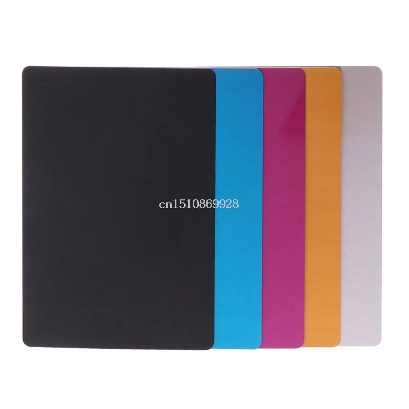

10Pcs/Lot Blanks Laser Mark Engraved Metal Smooth Business Visiting Name Cards Aluminium Alloy Business Card 448A