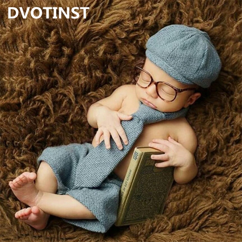 Dvotinst новорожденных Подставки для фотографий Животные костюм с фруктами +