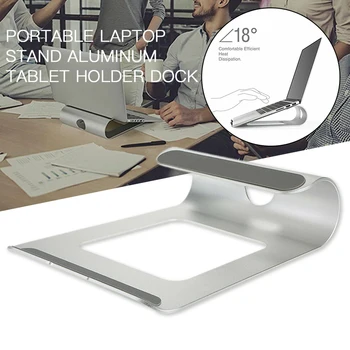 

Pohiks 1pc Portable Aluminum Alloy Laptop Stand Durable Non-slip Notebook Holder Stand for 11-15 Inch Computers