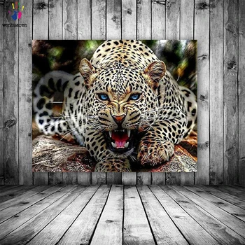 

DIY colorings pictures by numbers with colors The cheetah picture drawing painting by numbers framed Home