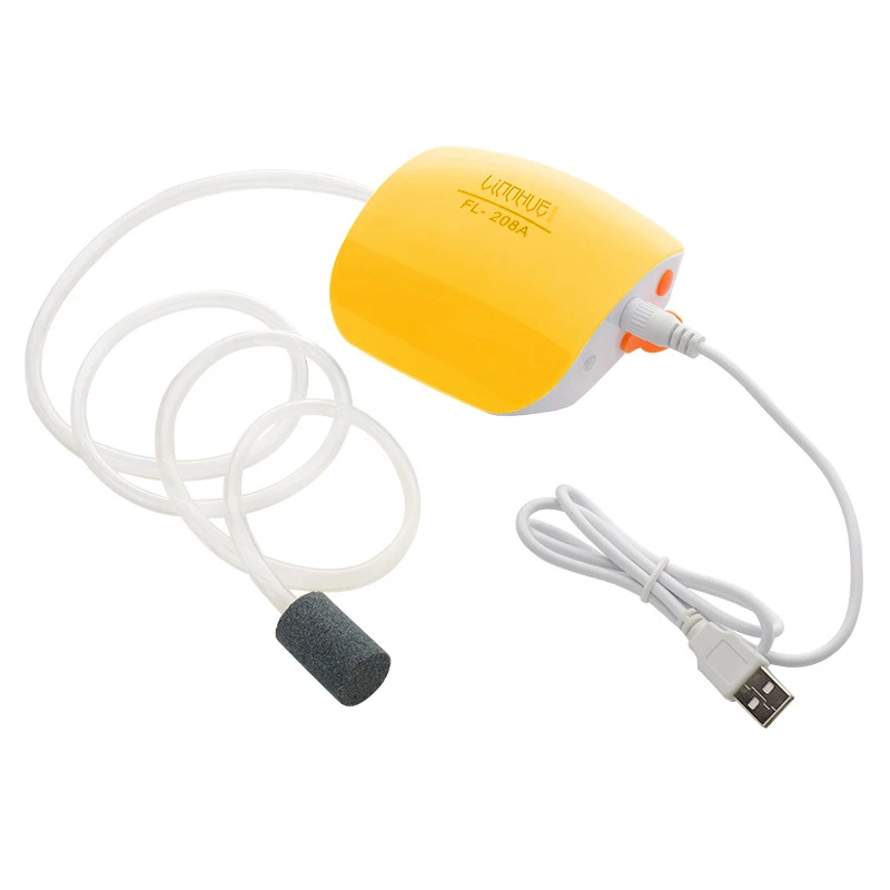Ультра-тихий аэратор воздушный насос водопровод USB кабель ABS подводный аквариум индукции активного отдыха рыбалки