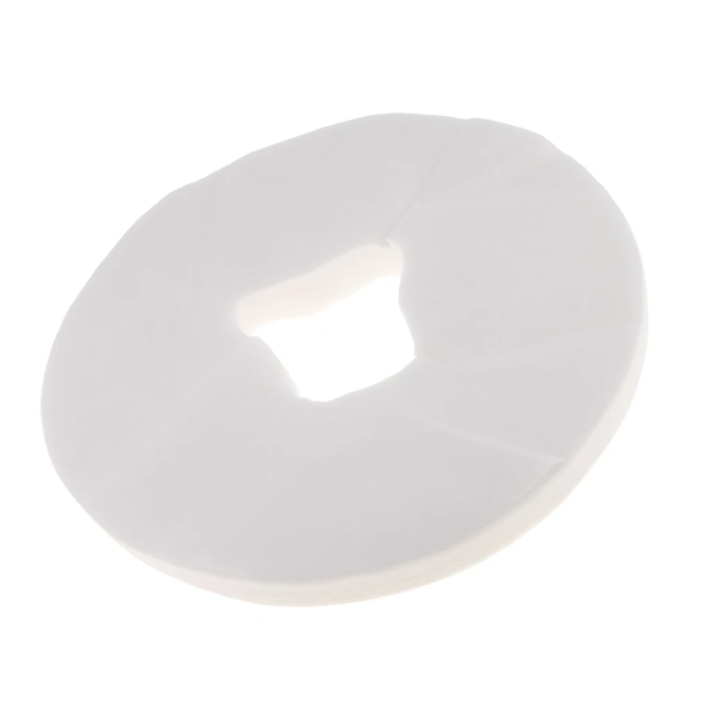 Pack 100pcs Disposable Massage Face Rest Cushion Cover Headrest Cradle Sheet Pack 100pcs Disposable Massage Face Rest Cushion Cover Headrest Cradle Sheet