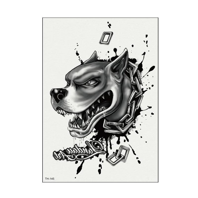 Watercolor Fox Temporary Tattoo Sticker for Waterproof Women Fake Body Art Adult Fashion Hand Tatoo Sticker