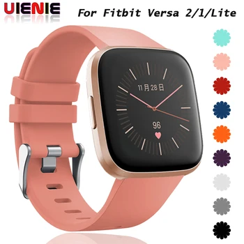 

Replacement Watch Band Soft Silicone Watch Strap Accessories For Fitbit Versa/Versa Lite/Versa 2 Smart Watch Band Accessories