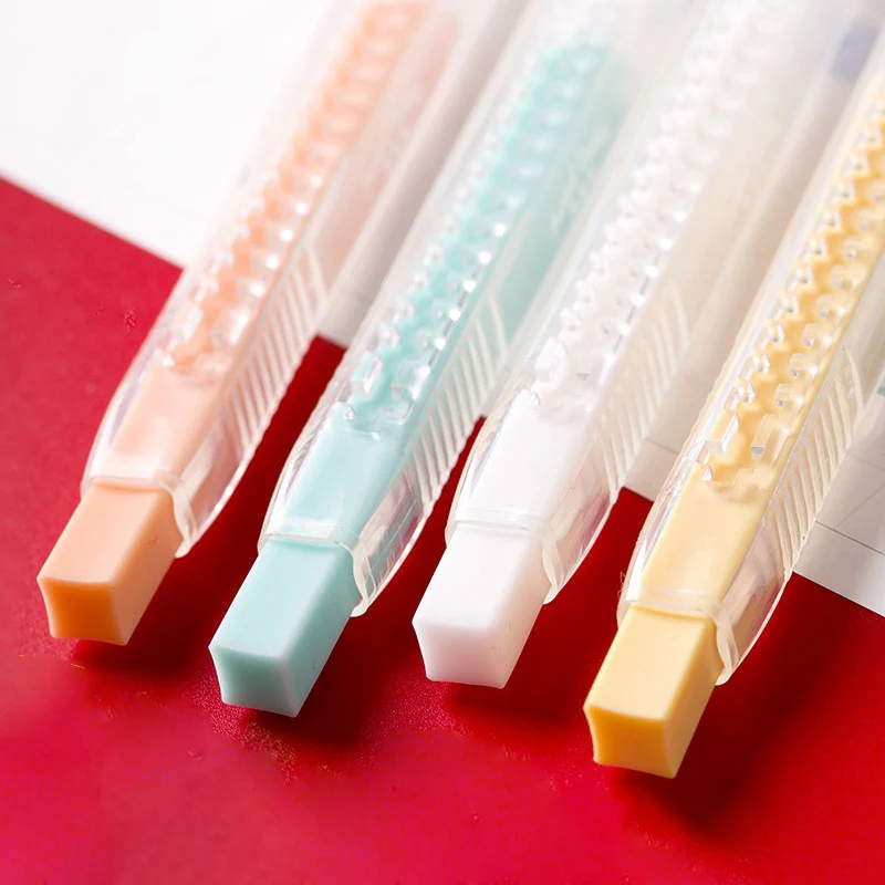 일본 KOKUYO 푸시-풀 연필 지우개 고무 크리에이티브 스케치 페인팅 아트 문구, 귀여운 아이 학생 선물 학교 용품