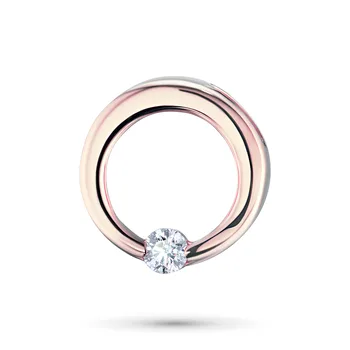 

Suspension of red gold diamond e0201pd10173500