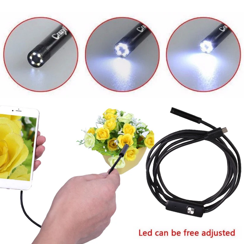 

8mm 1.5m Underwater Observation Repair Endoscope Borescope Durable Laboratory Surveying Pipes with Side Audition Education