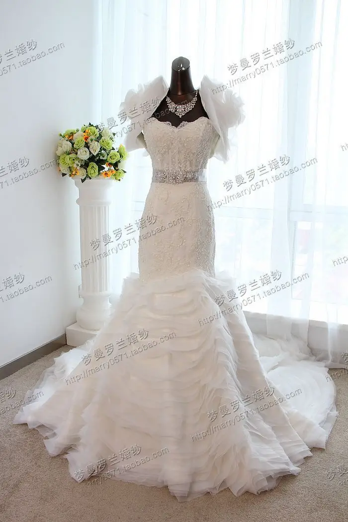 Gratis Verzending 2017 Promotie Nieuwe Collectie Vestidos De Fiesta Elegante Sexy Unieke Mermaid Trouwjurken Verwijderbare Riem Jas Gratis Verzending 2017 Promotie Nieuwe Collectie Vestidos De Fiesta Elegante Sexy Unieke Mermaid Trouwjurken Verwijderbare Riem Jas