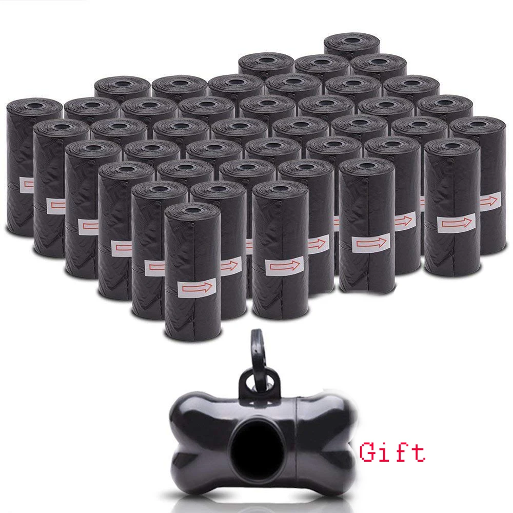 50 рулонов = 750 шт пакет для собачьих экскрементов очистка заправка рулонов дозатор для домашних животных мешок отходов мусорные багажные сумки держатель диспенсер Аксессуары для домашних животных