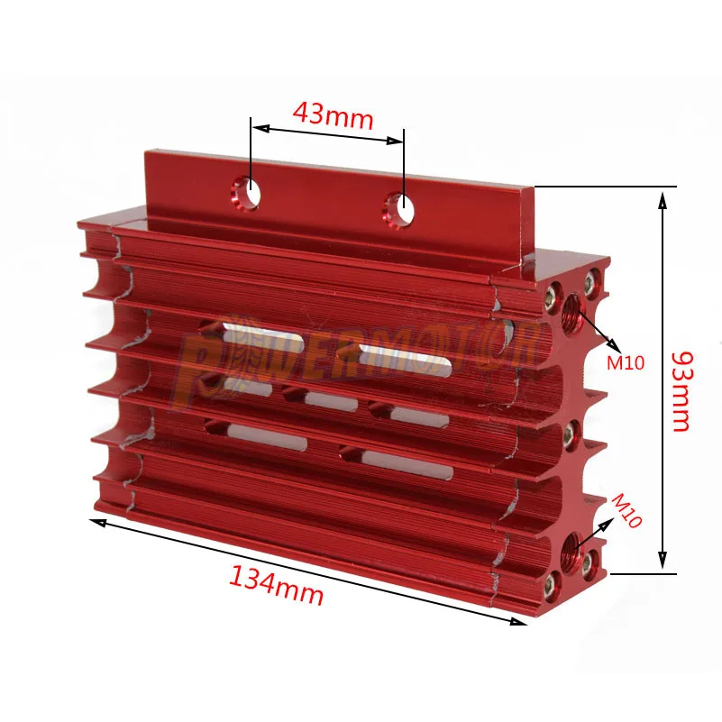 CNC Oil Cooler Radiator Aluminium Kit Cover Cooling Adapter Engine Cylinder For Pit Dirt Bike motocross motocycle For 125cc ATV CNC Oil Cooler Radiator Aluminium Kit Cover Cooling Adapter Engine Cylinder For Pit Dirt Bike motocross motocycle For 125cc ATV