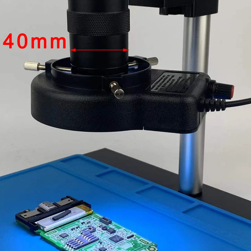 Microscope Lamp 48 LED SMD USB Adjustable Ring Light illuminator Lamp For Industry Microscope Industrial Camera Magnifier 110V-220V 3W-5W microscope lamp