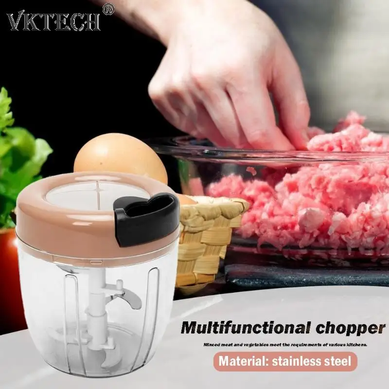 Ручной измельчитель для фруктов овощей мясорубка гаек лука Многофункциональный