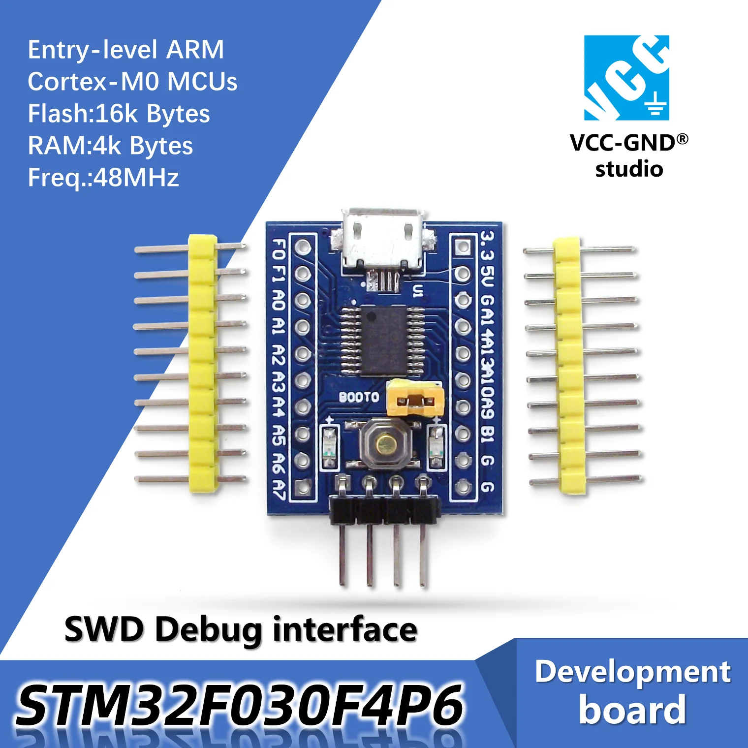 STM32F030F4P6 STM32F030 030F4 STM32F0 core dev board demo Minimum System Development Board Module ARM Cortex M0