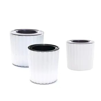 

Automatic Water Absorption Innovative Succulent Plants Hydroponic Plants Pot Round PP Resin Plastic Wall Hanging Flower Pot