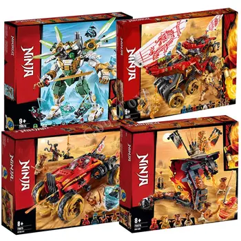 

Ninja Set Blocks Compatible with Ninjagoes Model Building Blocks Brick Building Toys Boys Birthday Gifts Kids Toys for Children