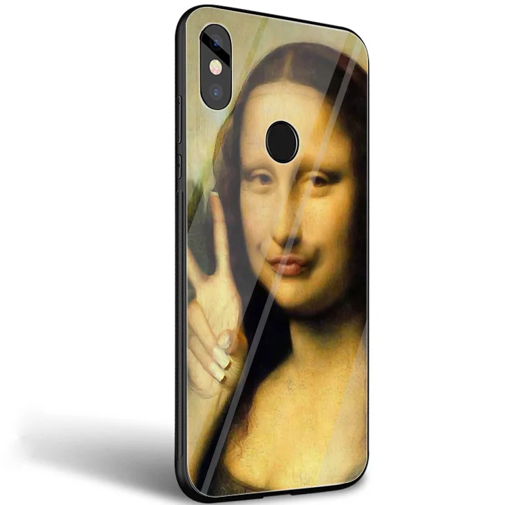 G9 Mona Lisa By Leonardo Da Vinci стеклянный чехол для телефона Xiaomi mi 8 Lite 9 A1 A2 Red mi Note 5 6 7 Pro 6A 4X Pocophone F1 чехол - Цвет: G9