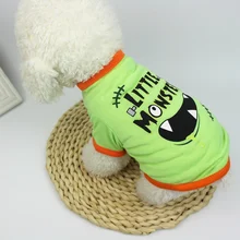 Жилет для кошек на Хэллоуин, одежда для маленьких собак, одежда для щенков, рубашка для собак, футболка для домашних животных, летняя одежда для собак, Ropa Perro, jorkie, бульдог