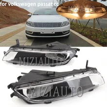 MIZIAUTO 1 шт. для VW Passat CC 2012 2013 автомобильный Стайлинг передний галогенный противотуманный светильник противотуманная фара с лампами