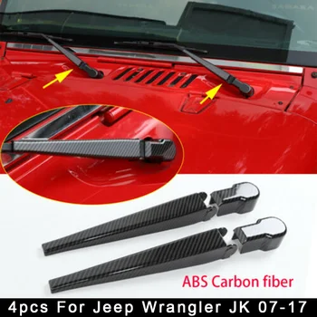 

4pcs/Set Decoration Cover Trims For Jeep Wrangler JK 07-17 ABS Plastic