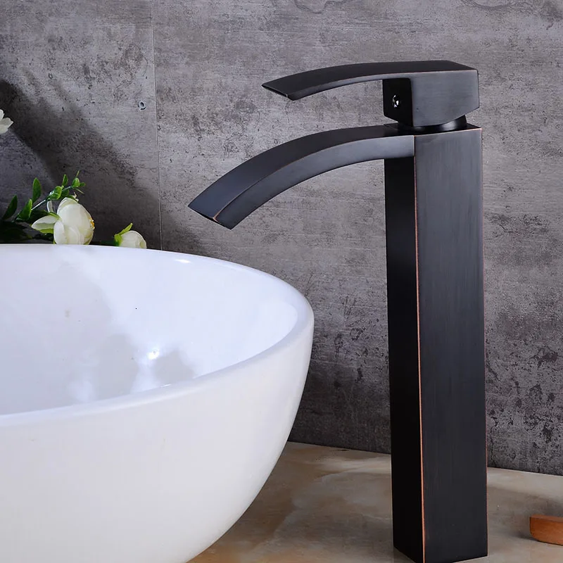 2. Sink faucet black dragon head faucet Single Handle Shower Faucet Hole Decker cold water sink crane faucet s79-392 - Цвет: ORB