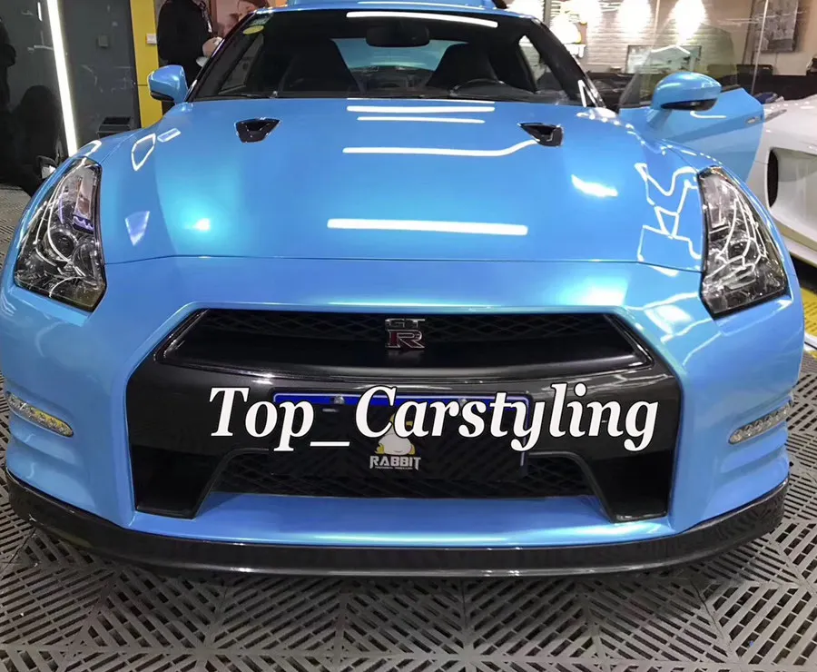 coral blue gloss magic kmpf 3m car wrap vinyl sticker foil covering  (1)