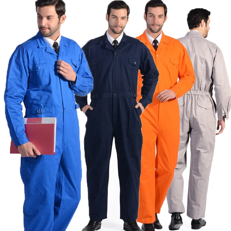 100 Cotton Jumpsuit Work Clothing Dust Proof Work Overalls Electric