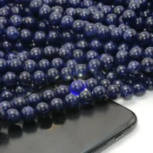 Натуральные африканские содалитовые Свободные Круглые бусины 8 мм