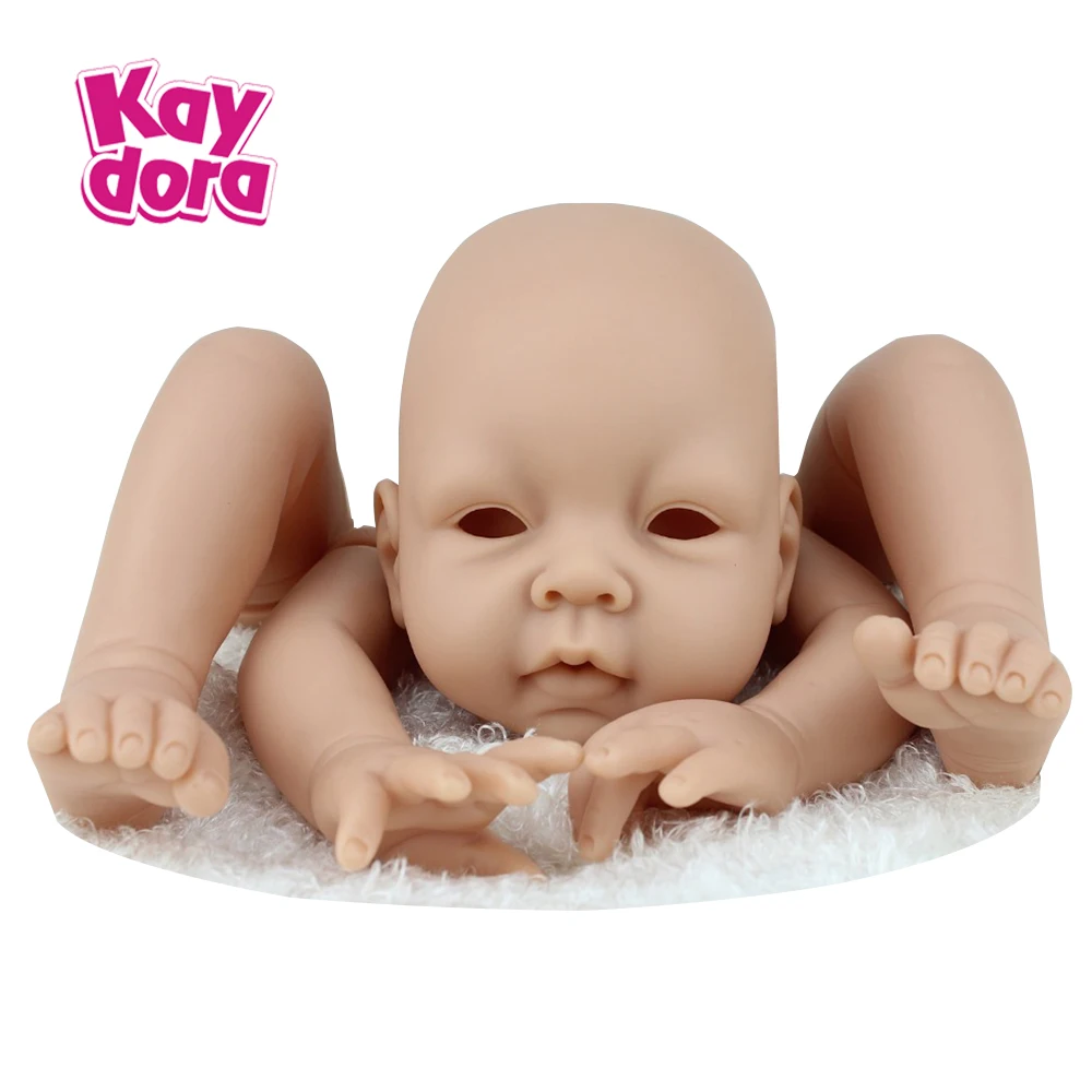 22 Inch 55cm Unisex Vinyl Reborn Baby Doll Kits Doll Accessories Alive