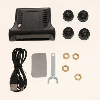 

Smart Universal TPMS Tire Pressure Monitoring System With 4 External Sensors