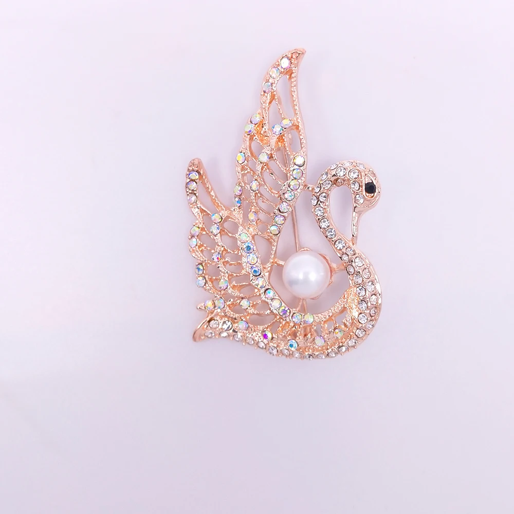 BEFLYE Jewelry Pearl brooch high-end fashion women's boutique gift wedding party brooch fashion jewelry - Цвет камня: 01