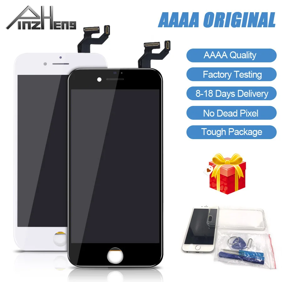 Новый PINZHENG AAAA без битых пикселей ЖК-экран для iPhone 6S LCD Plus дисплей сенсорный экран
