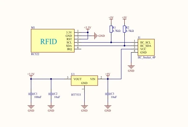 M5Stack RC522 мини RFID блоки RFID RF модуль датчика платы ИС IEC