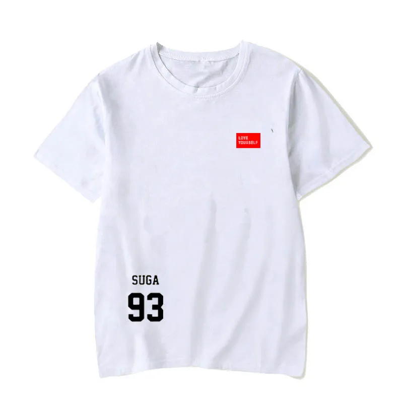 t-shirt whirt 12 Футболка Kpop, Anpanman рубашки, bangtan рубашка Kpop жду вас anpan v(taehyung) jungkook любовь себя футболка Любовь себя - Цвет: t-shirt whirt 12