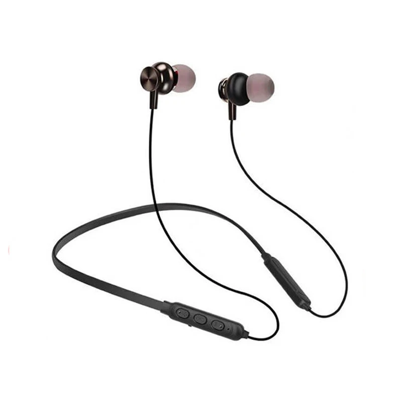 Neckband Bluetooth Headphones Stereo Headset Wireless Bluetooth Earphone Sports Earbuds With Mic for universal all mobile phones (2)