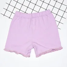 Летние детские кружевные шорты, детские леггинсы, короткие шорты для девочек