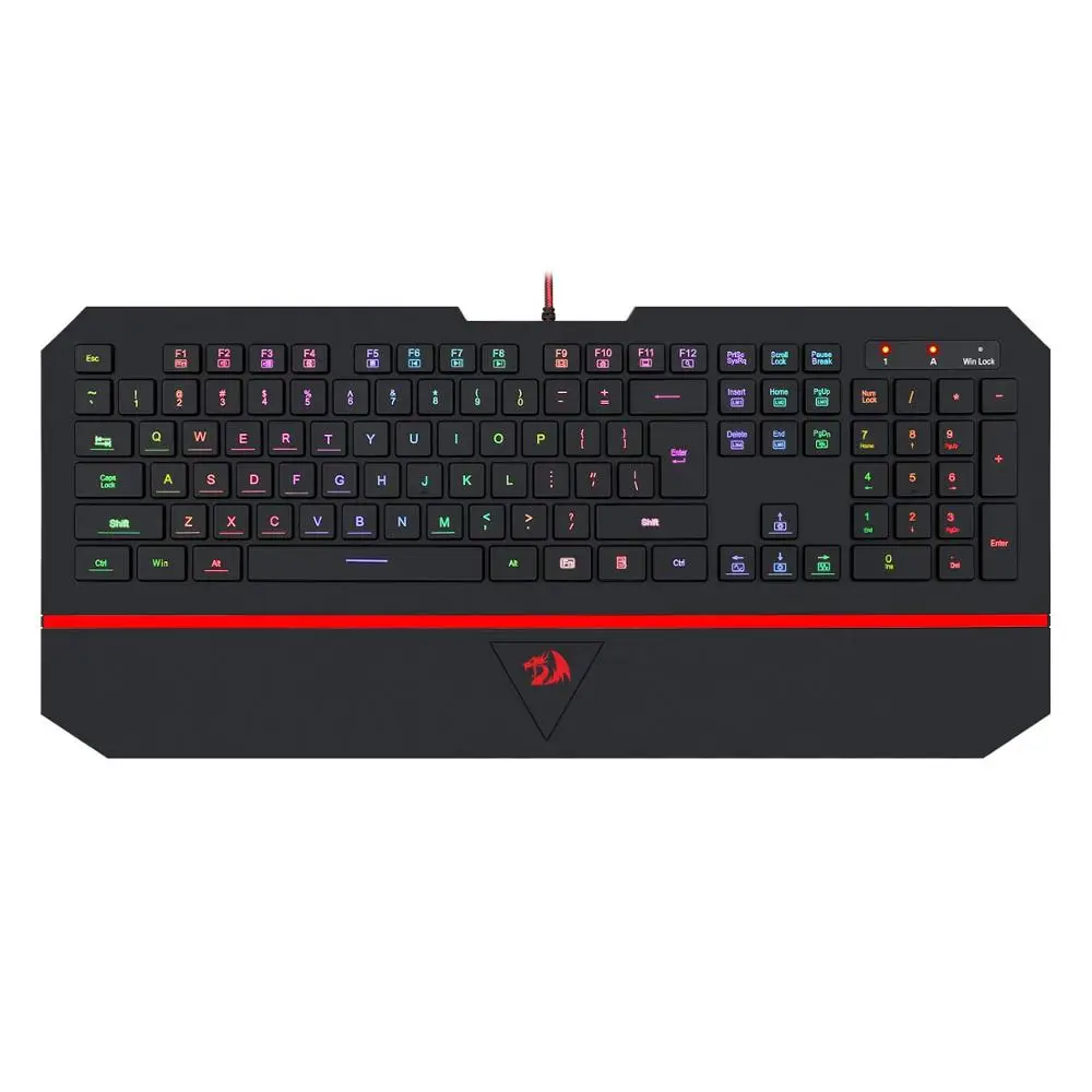 Игровая клавиатура Redragon K502 с RGB светодиодный светкой и 104 клавишами|Клавиатуры| |