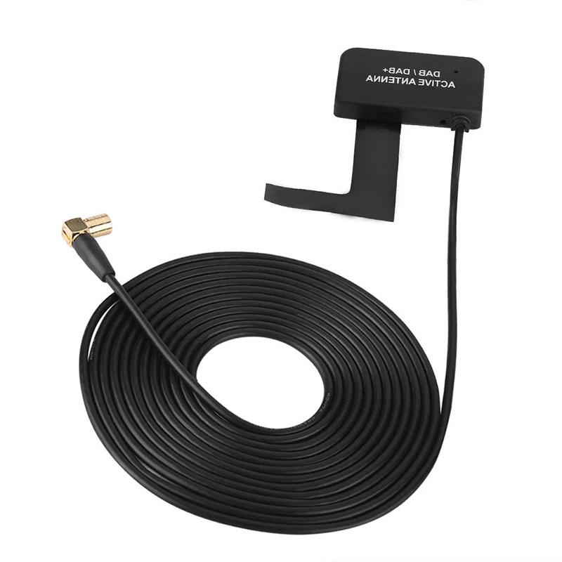 Car Aerial Active Antenna SMB Connector Paste type DAB Splitter Adapter Radio High Quality Super Hot 4