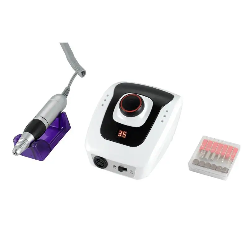 

EU US Nail Polishing Machine 5000 rpm High Speed Electric Grinding and Device Fingernail Removal Manicure Tools R3MF