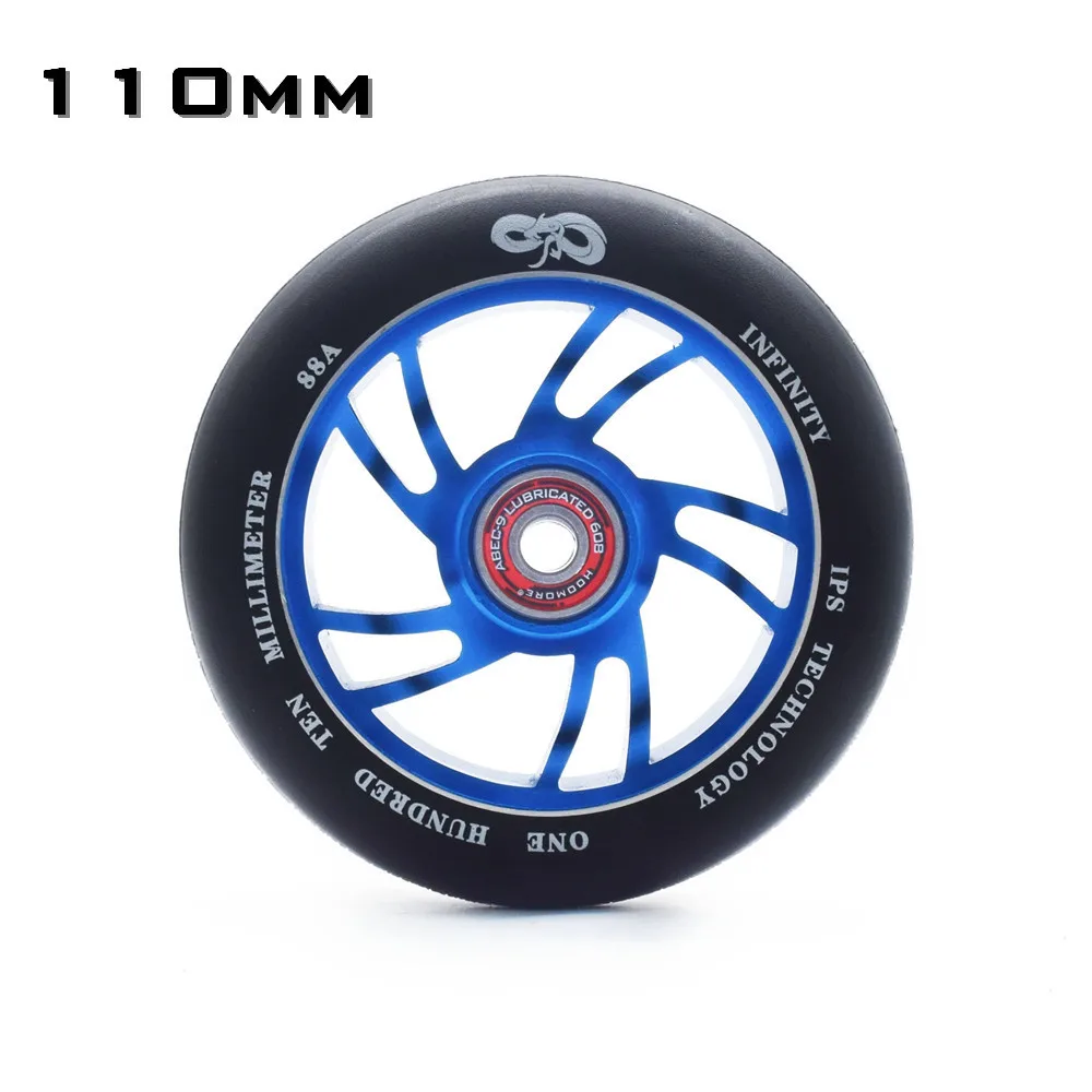 Premium Replacement Scooter Wheels with Bearings & Bushings - Set of 2