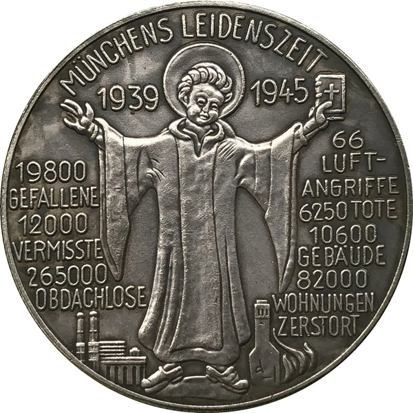 Пособия по немецкому языку 1939-1945 имитация монеты