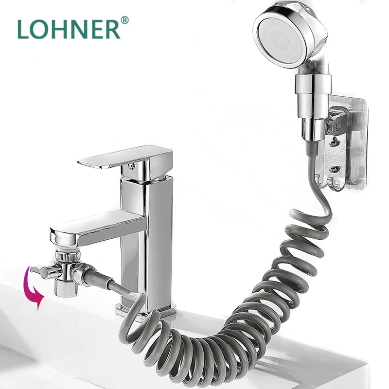 Multifunction Faucet Shower Head Hair Sink Connector For Pet Bathroom