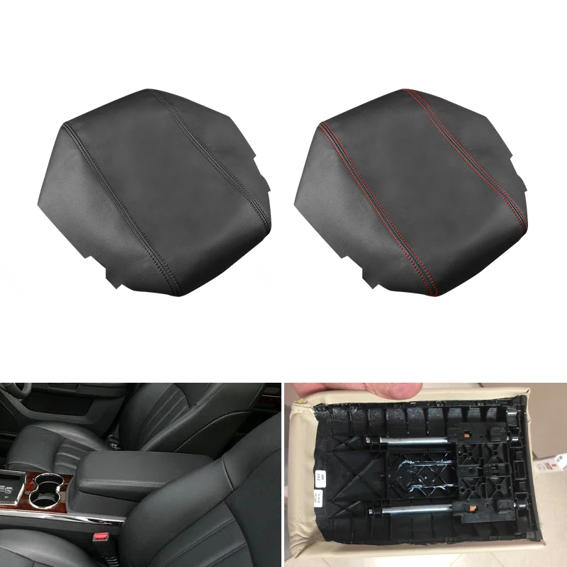 

Car-styling Microfiber Leather Interior Center Control Armrest Box Cover Protective Trim For Chrysler 300 2008 2009 2010