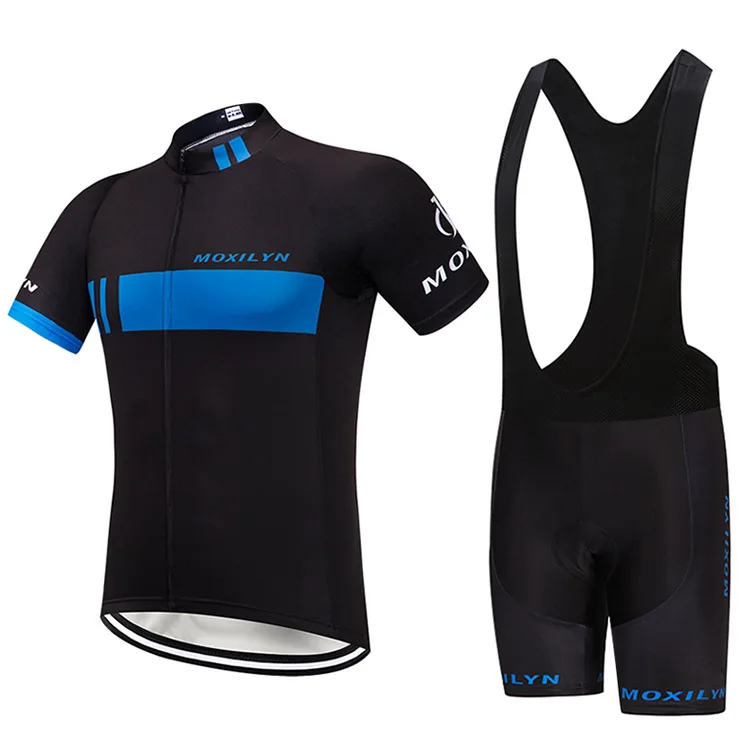 

Cross Border for New Style Short-sleeved Cycling Outfit Set Cycling Top Sweat Absorbing Breathable Bicycle Manufacturers Direct
