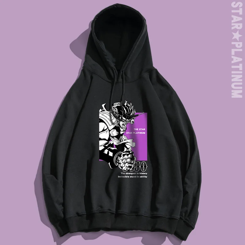 

NEW Fashion Men's Hoodie Anime JoJo's Bizarre Adventure KILLER QUEEN Cosplay Pullover Hooded Sweatshirts Unisex Autumn Coat